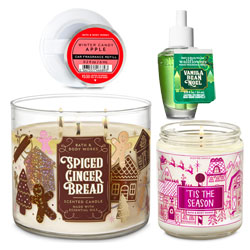 Bath & Body Works Holiday Traditions Home Fragrances Candles