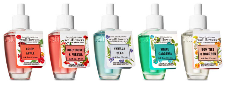Bath & Body Works Summer Fragrances Wallflowers