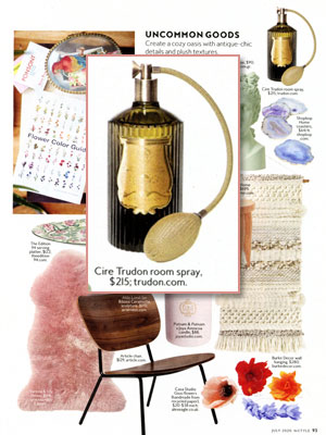 Cire Trudon Candles editorial InStyle July 2020
