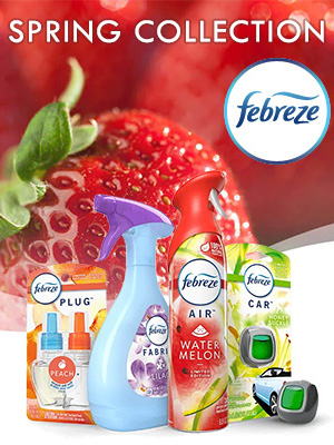 Febreze Spring home fragrance collection 2024