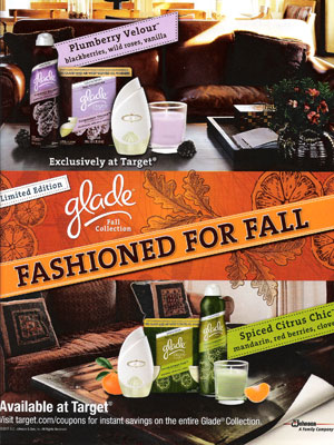 Glade Fall Collection, Glade home fragrances