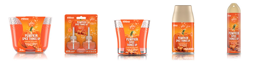 Glade Pumpkin Spice Things Up Fragrance Collection