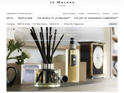 Jo Malone English Pear & Freesia website