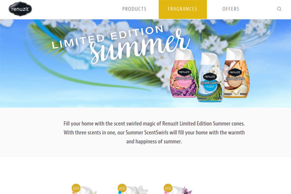 Renuzit Scent Swirls Summer website