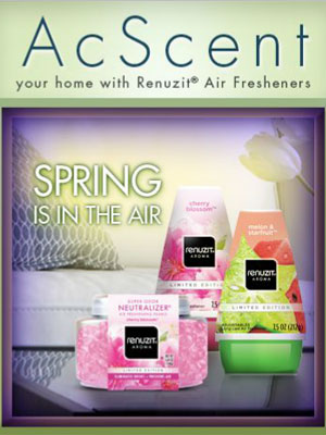 Renuzit Spring Fragrance Collection home fragrances
