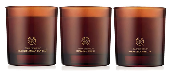The Body Shop Spa of the World Candles Fragrances