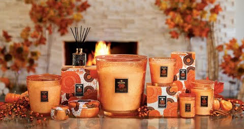 Voluspa Spiced Pumpkin Latte Candle Home Fragrances