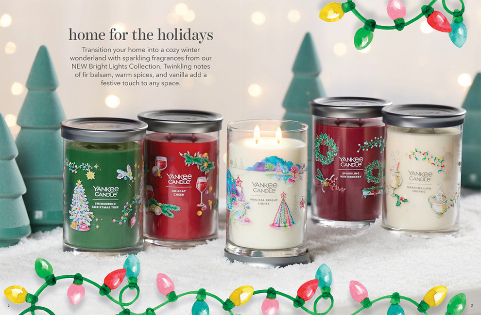 Yankee Candle home fragrance collection winter 2023