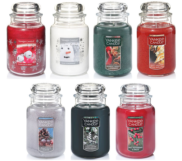 Yankee Candle Christmas Candles Fragrances