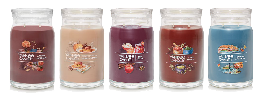 Yankee Candle Daydreaming of Autumn Collection fall candles