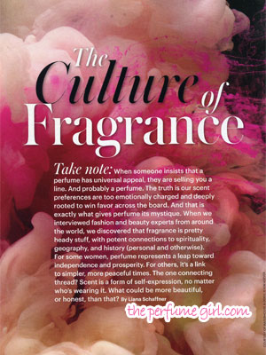 The Culture of Fragrance - Allure June 2016