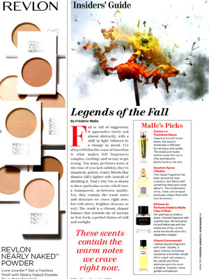 Fall Perfumes editorial Allure 2013