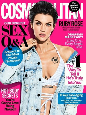 Cosmopolitan Ruby Rose  March 2017