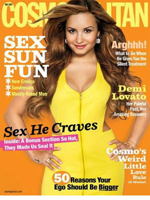 Cosmopolitan, July 2012, Demi Lovato