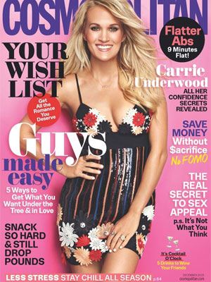 Carrie Underwood Cosmopolitan Magazine December 2015