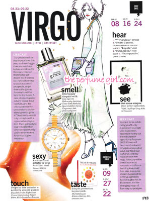 Philosophy Amazing Grace Perfume editorial Cosmo Bedside Astrologer