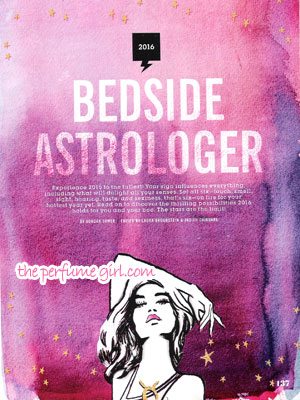  Perfume editorial Cosmo Bedside Astrologer