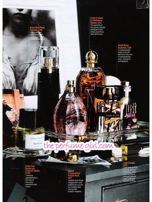 Heidi Klum Surprise Perfume editorial