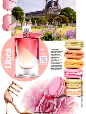 Lancome La Vie Est Belle En Rose Perfume editorial Cosmopolitan