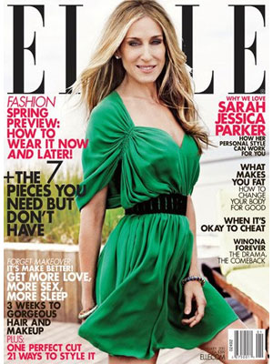 Elle, January 2011 - Sarah Jessica Parker