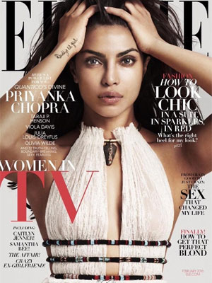 Priyanka Chopra Elle Magazine February 2016