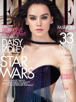Daisy Ridley Elle Magazine December 2015