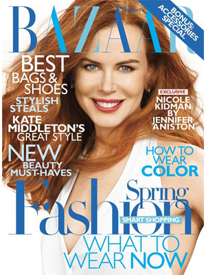 Harper's Bazaar Magazine, Feb 2011, Nicole Kidman
