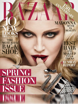 Harper's Bazaar Madonna February 2017