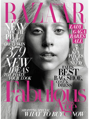 Harper's Bazaar, October 2011, Lady Gaga