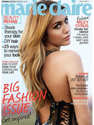 Miley Cyrus, Marie Claire, Mar 2011