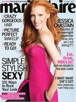 Marie Claire December 2012 Jessica Chastain