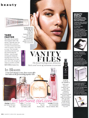 Jimmy Choo Illicit Flower Perfume editorial Marie Claire Vanity Files