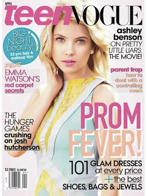 Teen Vogue, April 2012, Ashley Benson