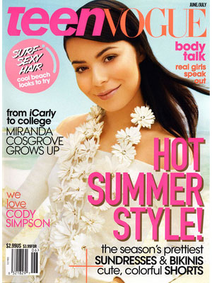 Teen Vogue, June 2012, Miranda Cosgrove