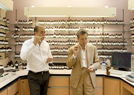 Perfumers Bruno Jovanovic and Frederic Malle, 2010